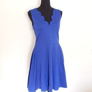 Love...ady Blue Fit and Flare Sleeveless Dress
